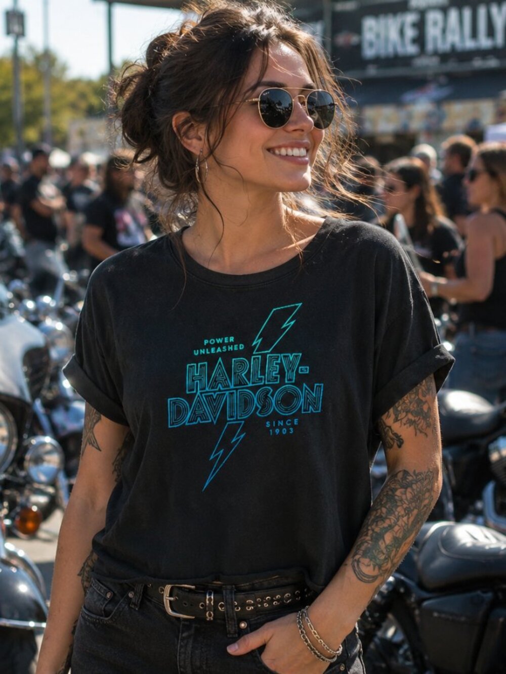 Ladies Harley-Davidson TShirt -large